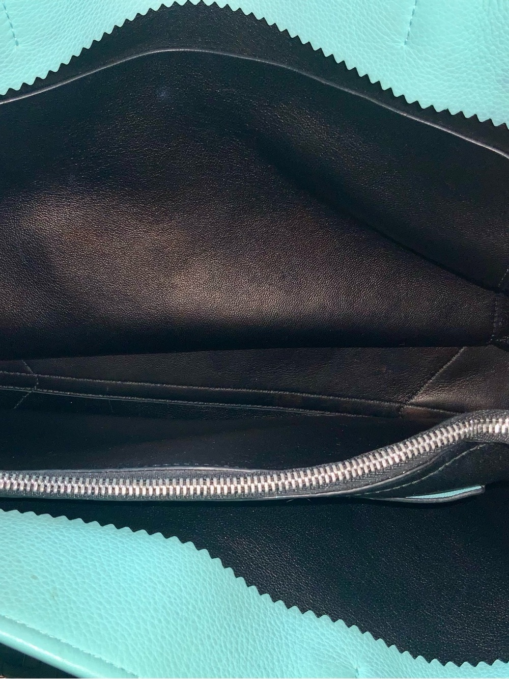 Tiffany & Co. Leather Tote with $$$ Stripe Leather Strap (Retired) - Picture 12 of 16